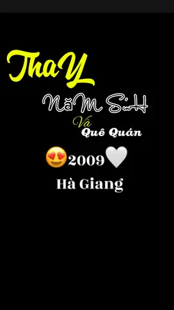 Trend năm sinh quê q