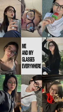 me and my glasses