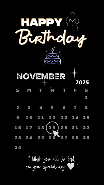 HBD 19 November