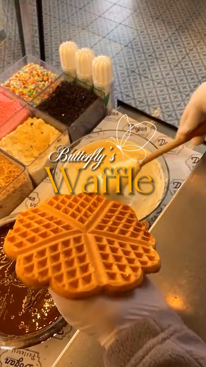 kelebek waffle 