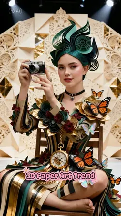 3D Paper Art Trend