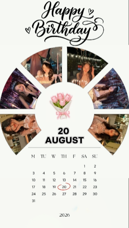 hbd to me 20 august