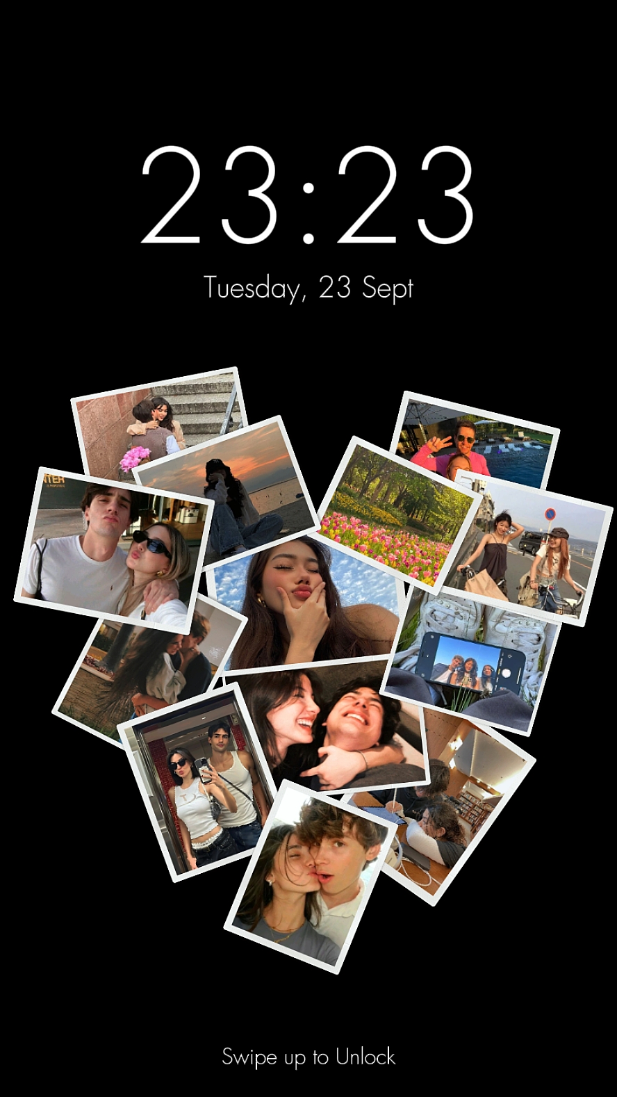 하트 배경화면