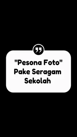 Pake seragam sklh