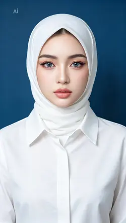 pas poto latar biru