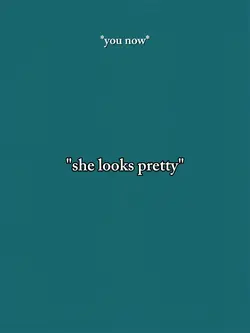 she looks pretty 