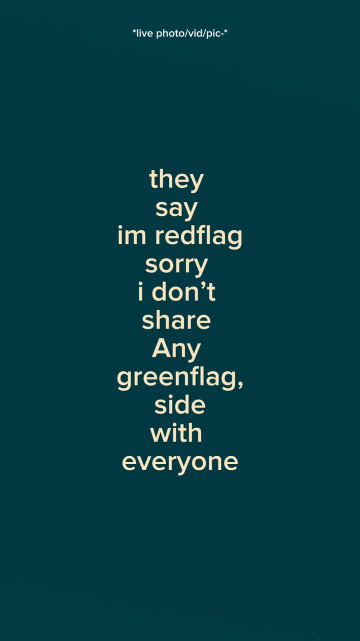 ben bir yeşil bayrağım