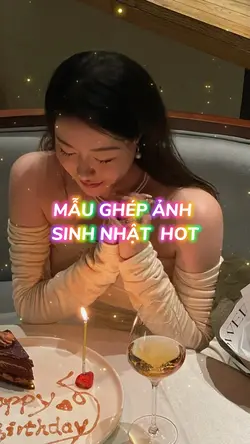 Ghép ảnh sinh nhật