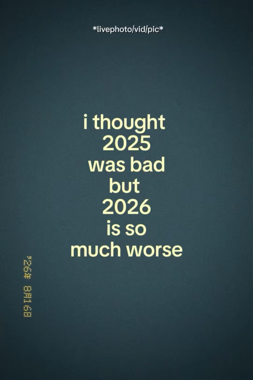 Je pensais que 2025 était mauvais