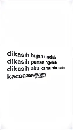 dikasih hujan ngeluh