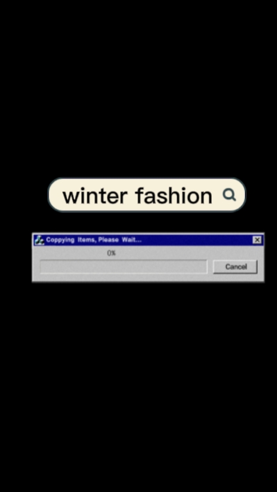 Despejo de moda de inverno