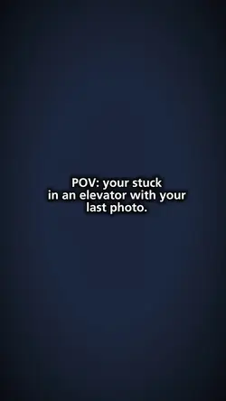 stuck in an elevator