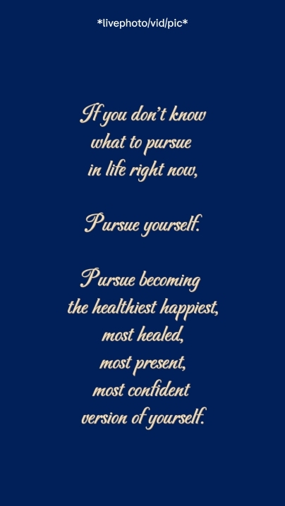 PURSUE YOURSELF 