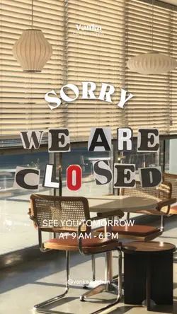 We Are Closed