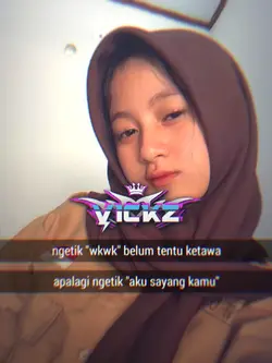 ngetik "wkwk" belum