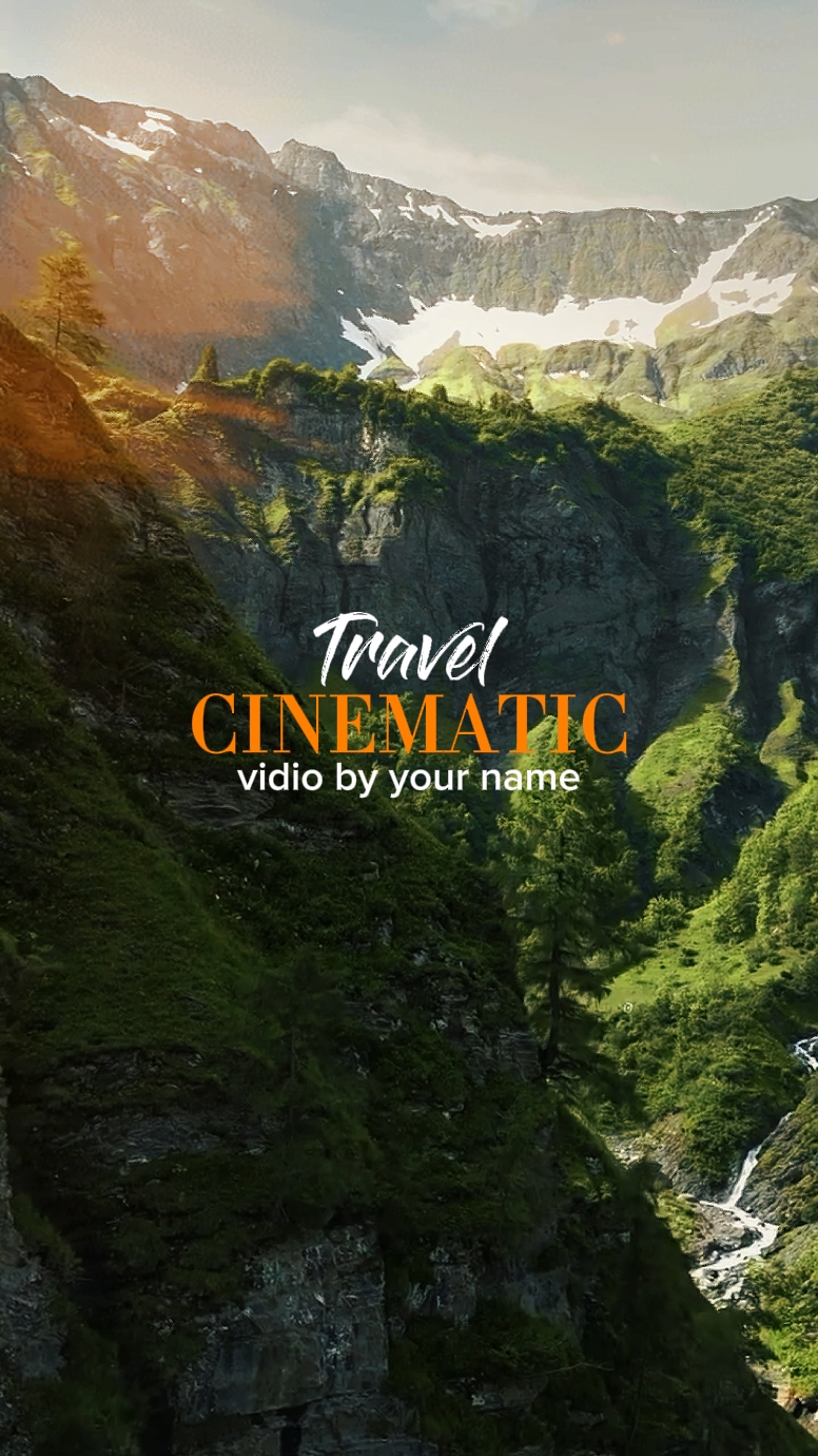 Travel cinematic