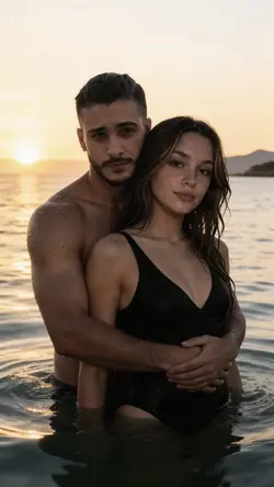 Couple BomanticBeach