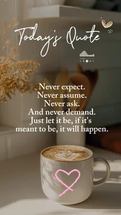Never expect