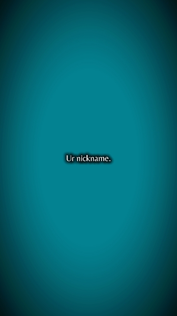 Votre surnom 