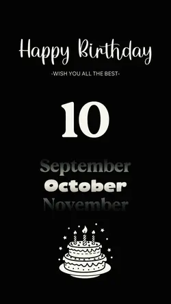 HBD 10 OCTOBER 