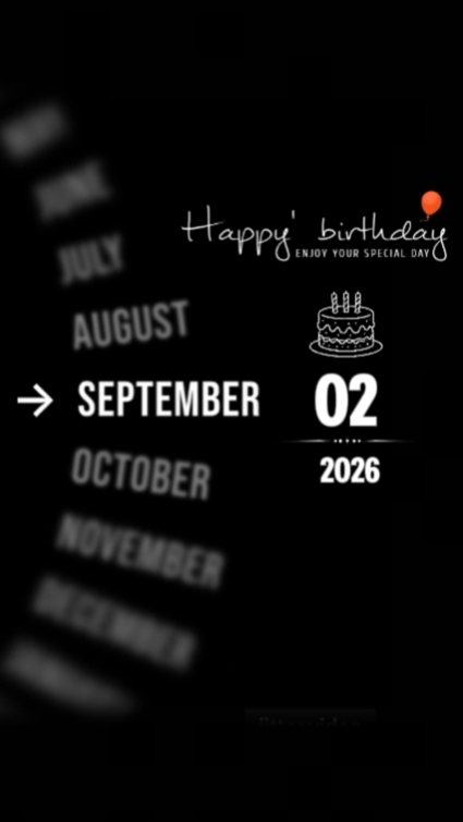 Selamat ulang tahun ibu 02 September