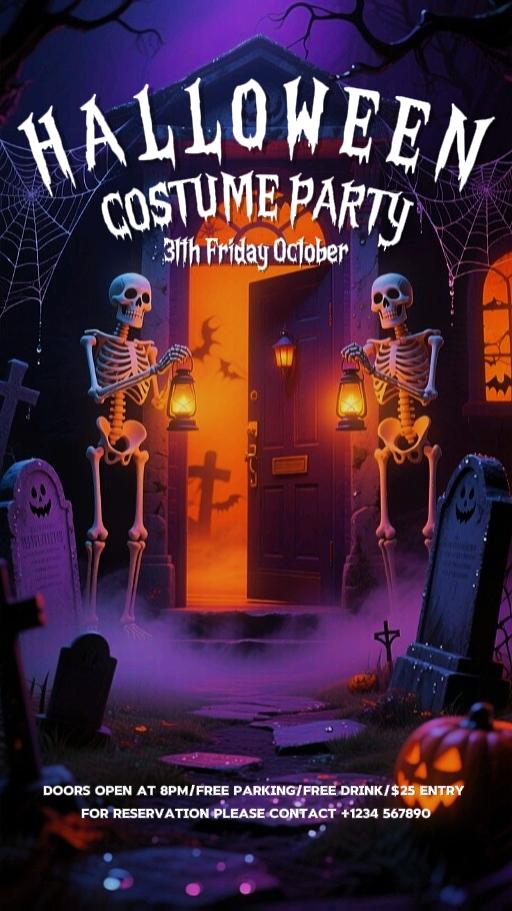Undangan Halloween