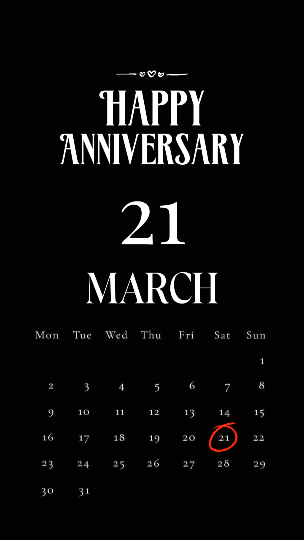 ANNIV 21 DE MARZO