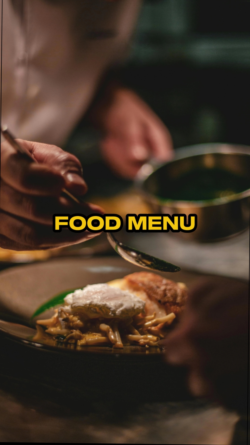 Menú de comida 