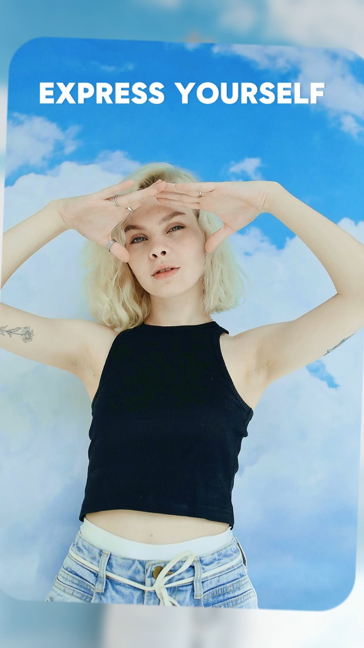Exprimez-vous Affichage de produits de mode Style TikTok