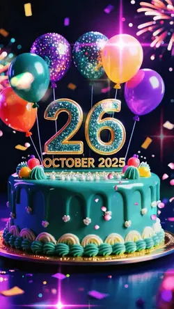 Birthday 26 oct 2025