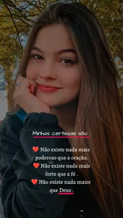 Minhas certezas são 