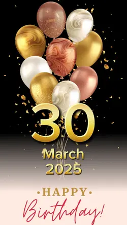 birthday 30 March
