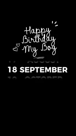 HappyBirthdayMyBoy