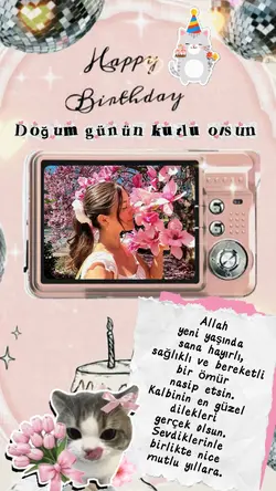 Doğum günü şablonu 