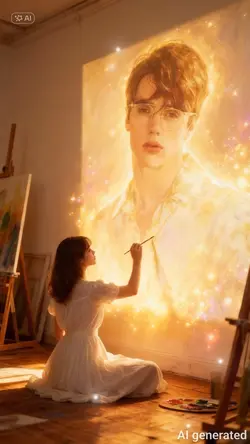 Painting His Portrai