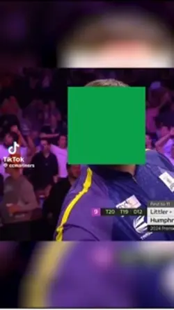 Darts template