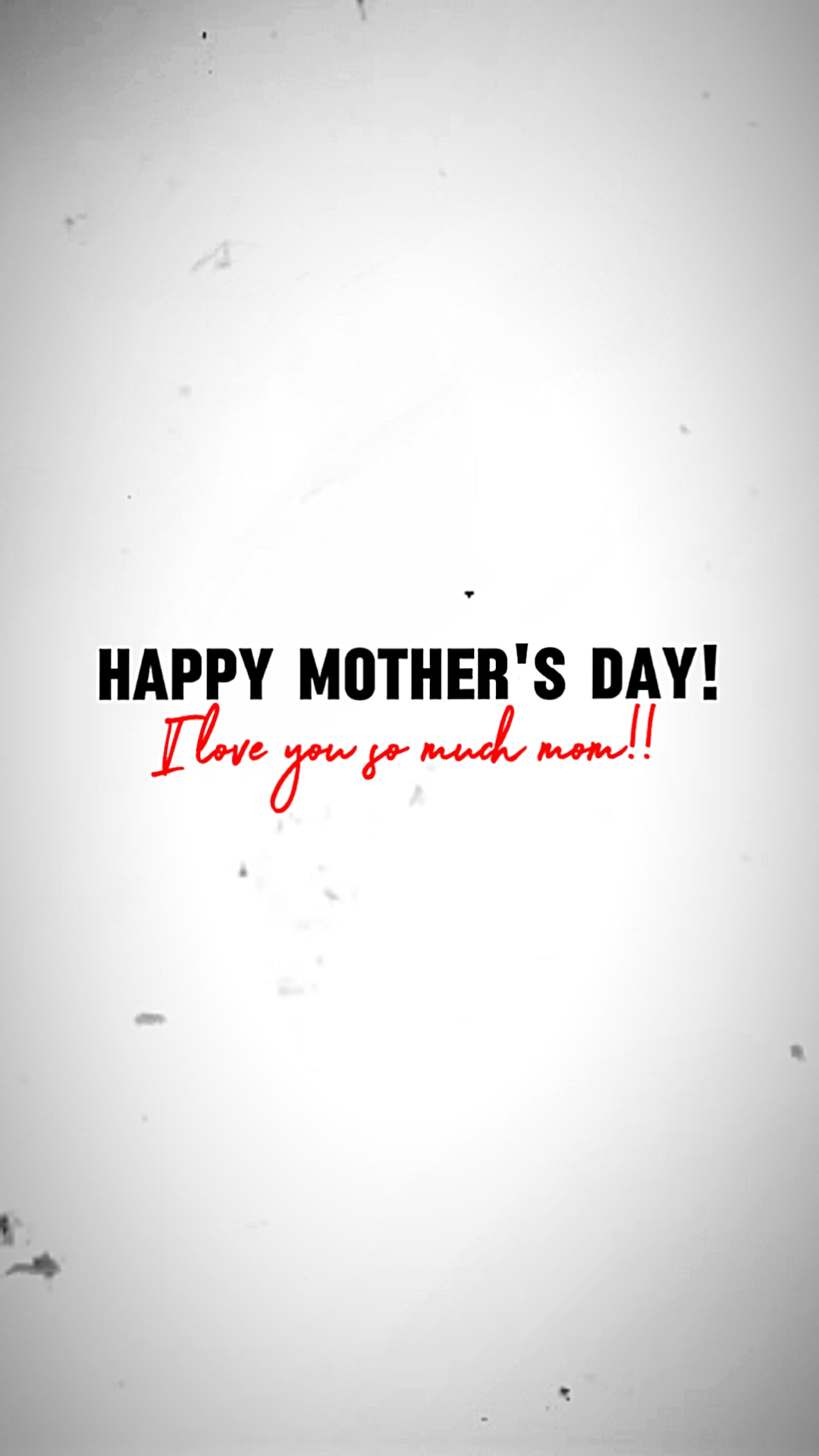Feliz dia das mães