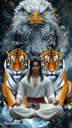 templet harimau