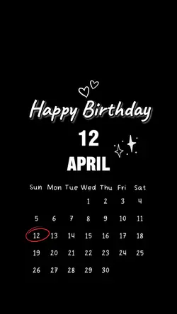 Birthday 12 April