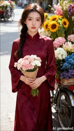 Ghép Ảnh Áo Dài AI 