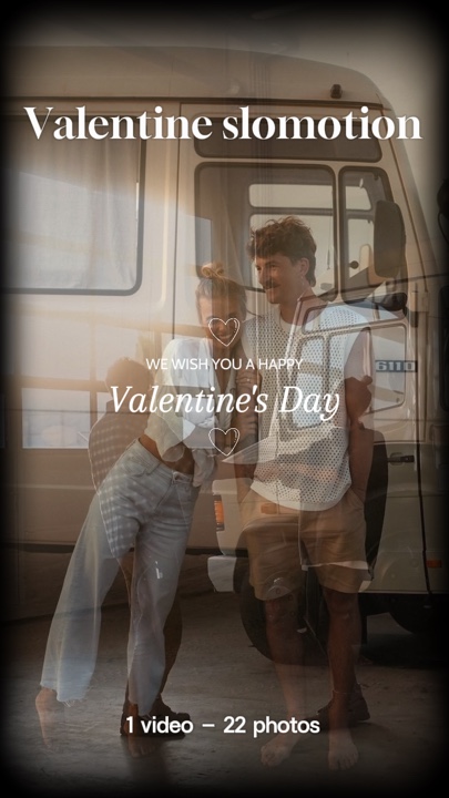 Valentine slomotion