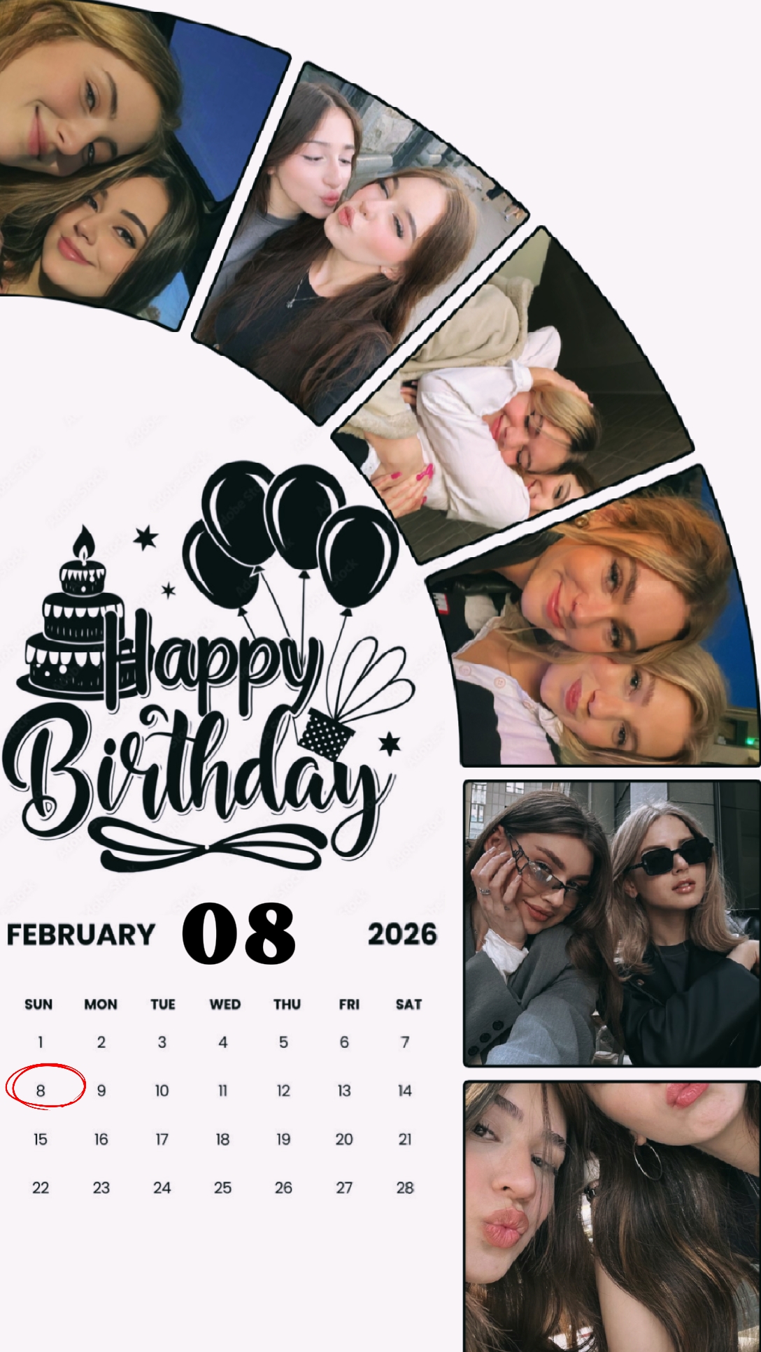 CUMPLEAÑOS 08 DE FEBRERO