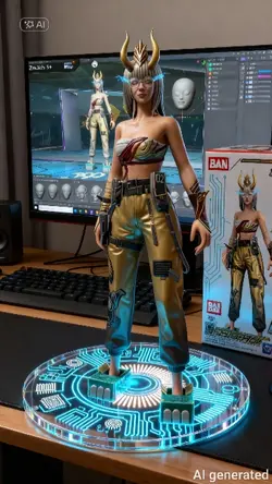 Mô hình 3d ff sáng 