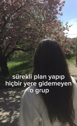 plan yapıp gidemeyen
