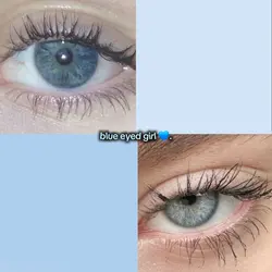 hazel and blue eyes