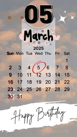 HBD 5 MARCH 2025