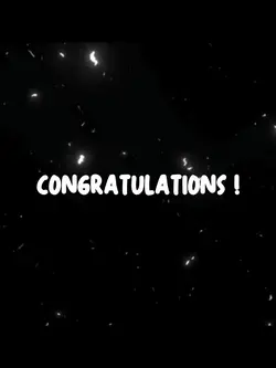 congratulations !