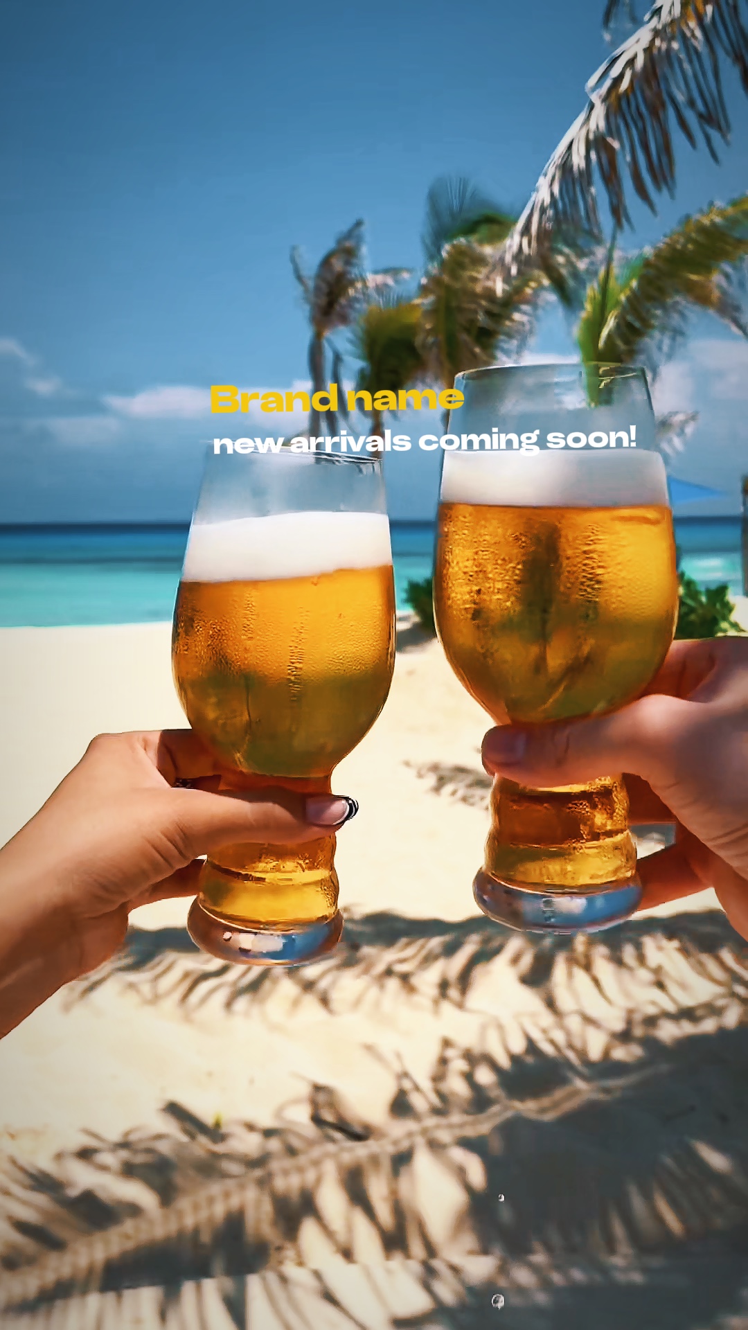 Plantilla de video de cerveza