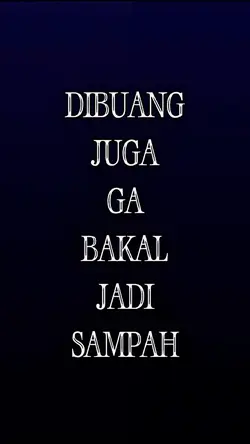 dibuang juga ga bkl