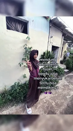 mendung belum tentu